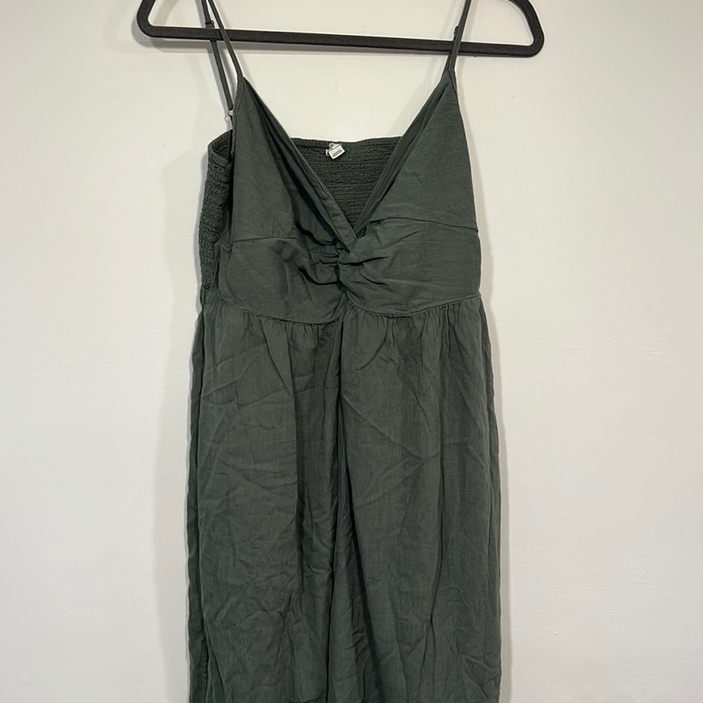 Aerie green strapless dress sz XL